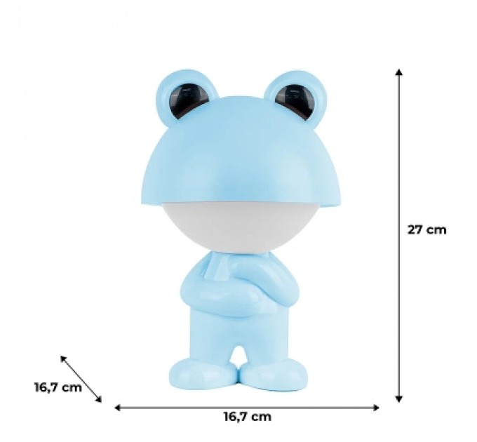 Kite Нічник Kite Світильник LED з акумулятором Dreamy Froggy, блакитний (K25-315-3-3)