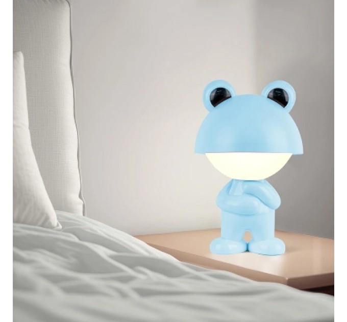 Kite Нічник Kite Світильник LED з акумулятором Dreamy Froggy, блакитний (K25-315-3-3)