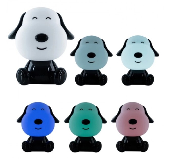 Kite Нічник Kite Світильник LED з акумулятором Doggy, чорно-білий (K24-491-3-4)