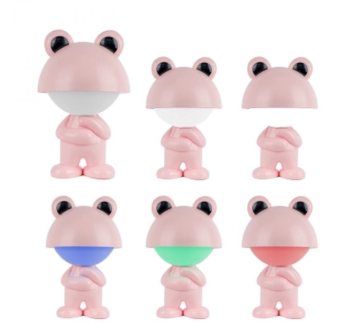 Kite Нічник Kite Світильник LED з акумулятором Dreamy Froggy, рожевий (K25-315-3-2)