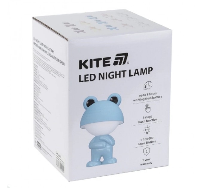 Kite Нічник Kite Світильник LED з акумулятором Dreamy Froggy, рожевий (K25-315-3-2)