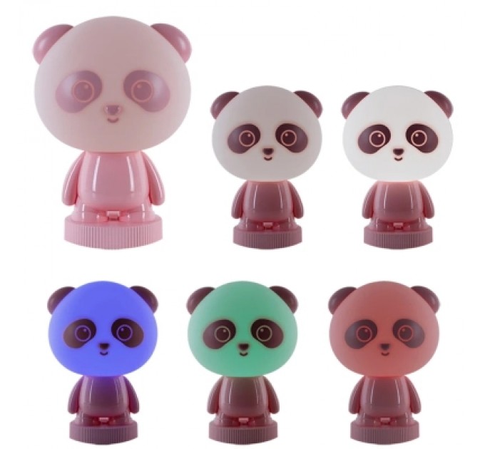 Kite Нічник Kite Світильник LED з акумулятором Panda, рожевий (K24-490-3-2)