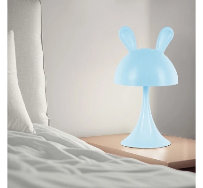 Kite Нічник Kite Світильник LED з акумулятором Simple Bunny, блакитний (K25-317-1-3)