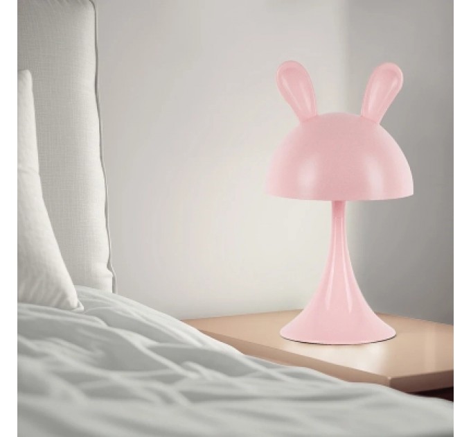 Kite Нічник Kite Світильник LED з акумулятором Simple Bunny, рожевий (K25-317-1-2)