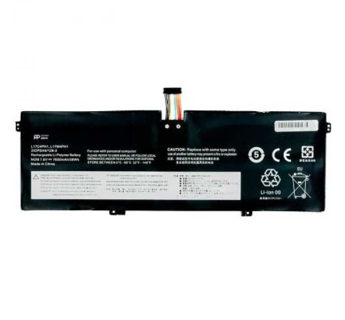 Акумулятор до ноутбука PowerPlant LENOVO Yoga C930 (L17C4PH1) 7.6V 7600mAh (NB481231)