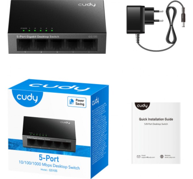 Cudy Комутатор мережевий Cudy GS105
