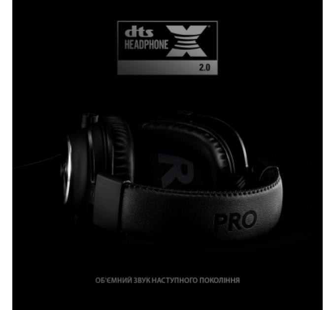 Logitech Навушники Logitech G PRO X Gaming Headset + Stand USB Black (991-000358)