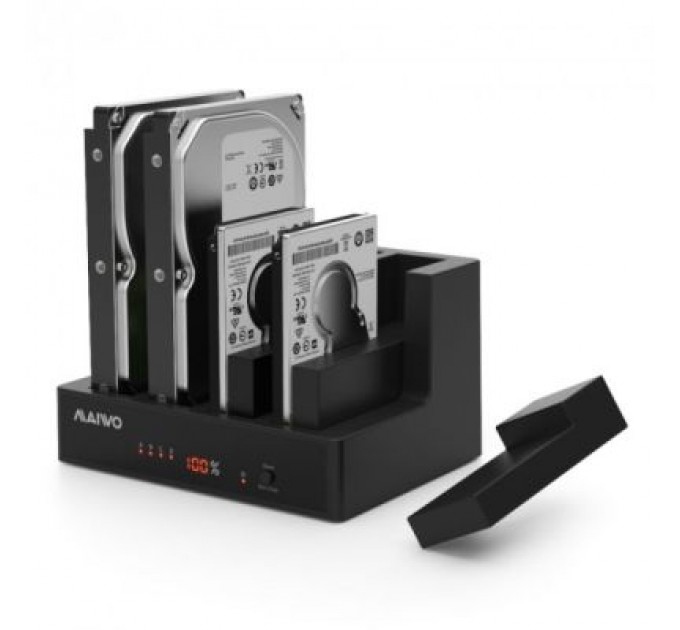 Док-станція для накопичувачів Maiwo 4*HDD 2,5"/3,5" SATA/SSD USB3.0 (K3094A)