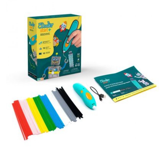 3Doodler 3D - ручка 3Doodler Start Plus - КРЕАТИВ (72 стрижнів) (SPLUS)