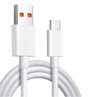 Дата кабель USB 2.0 AM to USB-C 1.0m 6A white Dengos (PLS-TC-6A-WHITE)