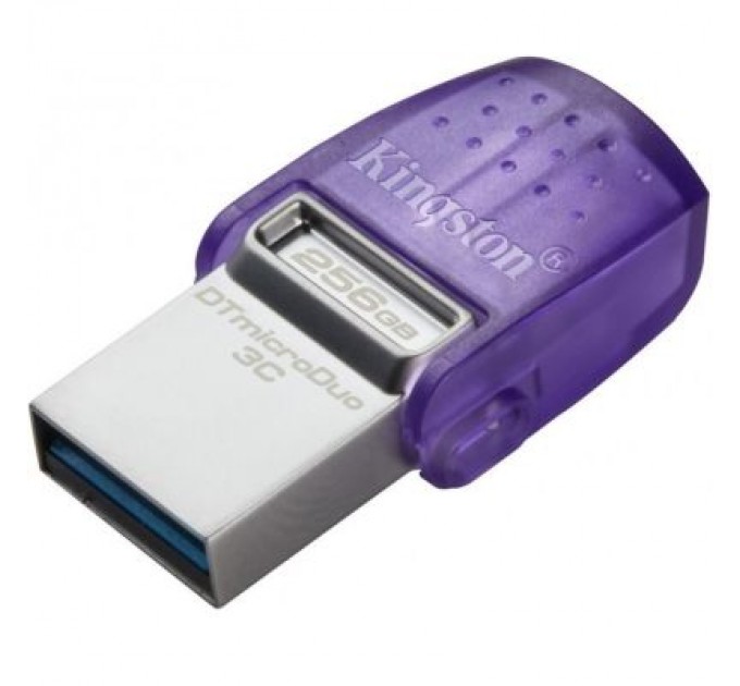 USB флеш накопичувач Kingston 256GB DataTraveler microDuo 3C USB 3.2/Type C (DTDUO3CG3/256GB)