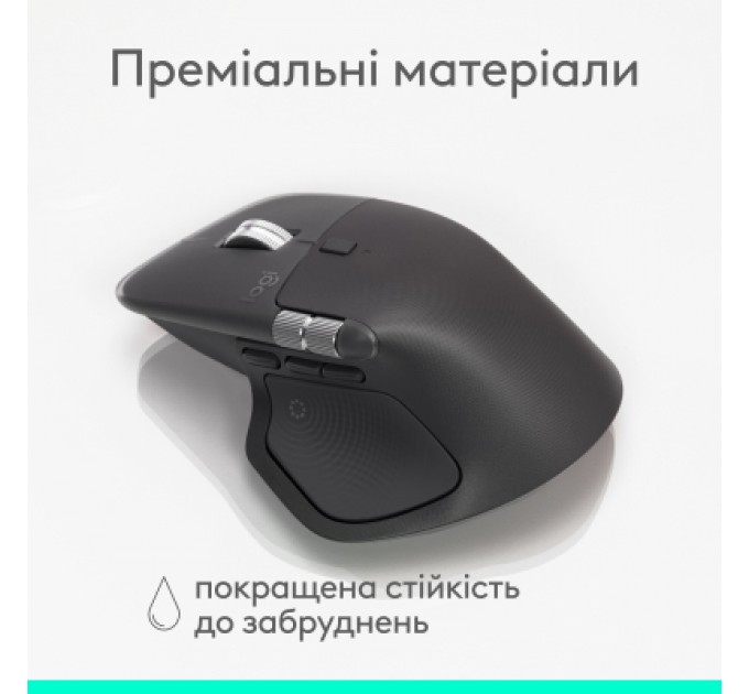 Logitech Мишка Logitech MX Master 4 for Business Wireless/Bluetooth Graphite (910-007617)