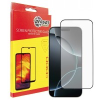 Скло захисне Dengos Full Glue iPhone 16 Pro Max (black) (TGFG-369)