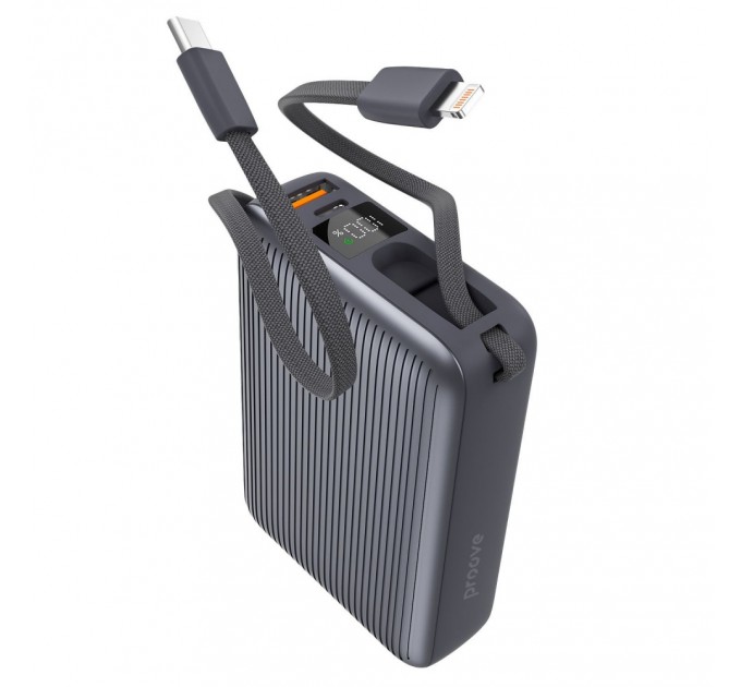 Proove Універсальна мобільна батарея Proove Moon Rock 22.5W 20000mAh Gray (PBM222012105)
