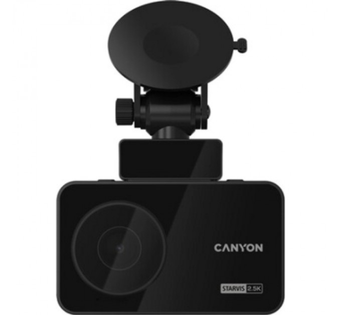 Canyon Відеореєстратор Canyon DVR25GPS WQHD 2.5K 1440p GPS Wi-Fi Black (CND-DVR25GPS)