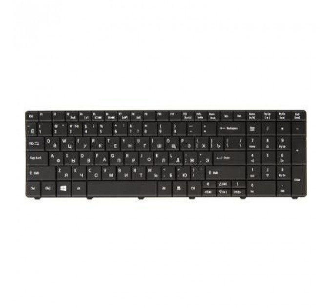 Клавіатура ноутбука Acer Aspire E1-521/TravelMate 5335 черный, черный фрейм (KB310715)