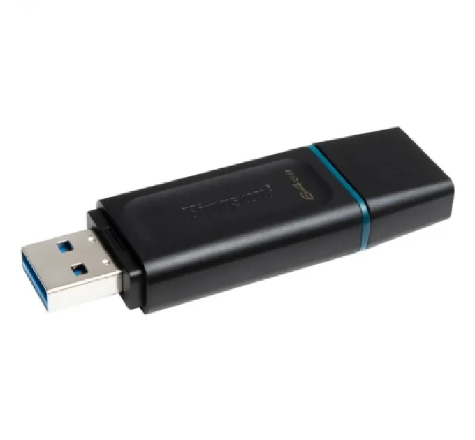 Kingston USB флеш накопичувач Kingston 2x64GB DT Exodia Black+Blue USB 3.2 (DTX/64GB-2P)