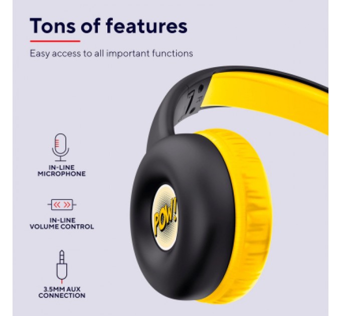 Trust Навушники Trust Nouna Black (25406)