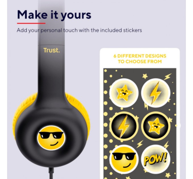 Trust Навушники Trust Nouna Black (25406)