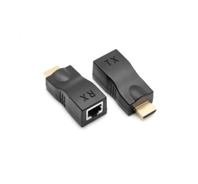 Voltronic Адаптер HDMI extender passive 30m CAT5E/6 1080P black Voltronic (YT-SCPE HDMI-30m720PB)