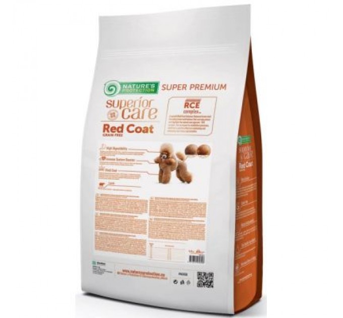 Сухий корм для собак Nature's Protection Superior Care Red Coat Adult Small Breeds with Lamb 1.5 кг (NPSC47232)
