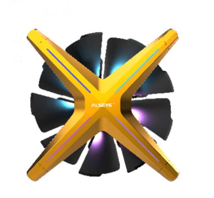 Alseye Кулер до корпусу Alseye X12 (Yellow Push) (AS.04.03.0028)