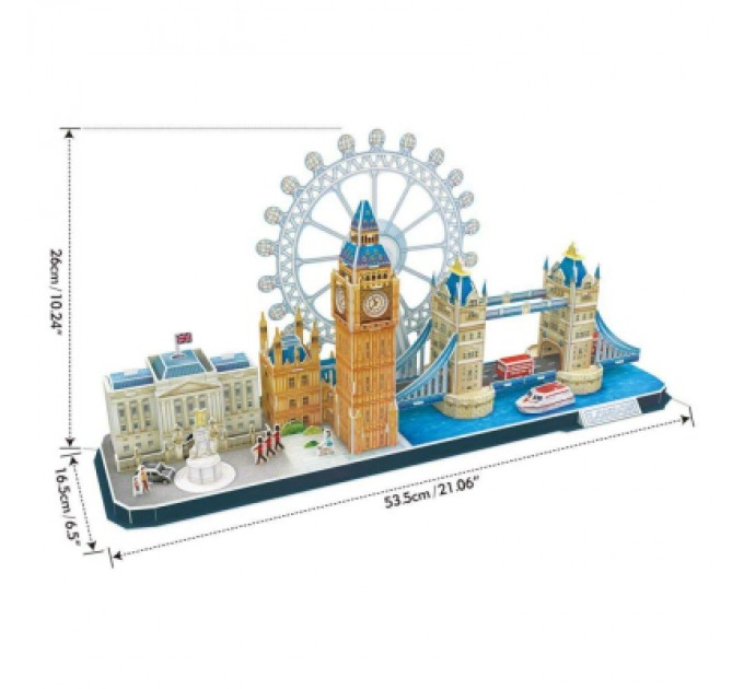 Cubic Fun Пазл Cubic Fun Тривимірний пазл CityLine London (MC253h)