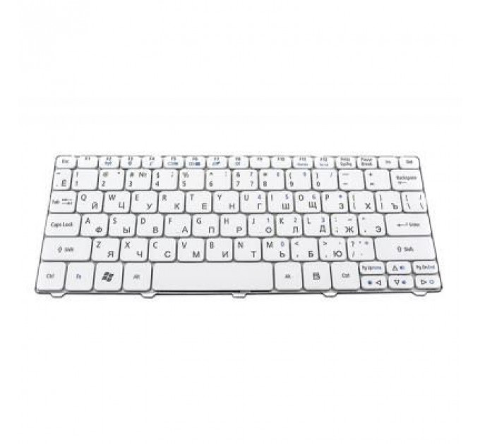 Клавіатура ноутбука Acer Aspire One 521/eMachines 350 белый, без фрейма (KB312641)