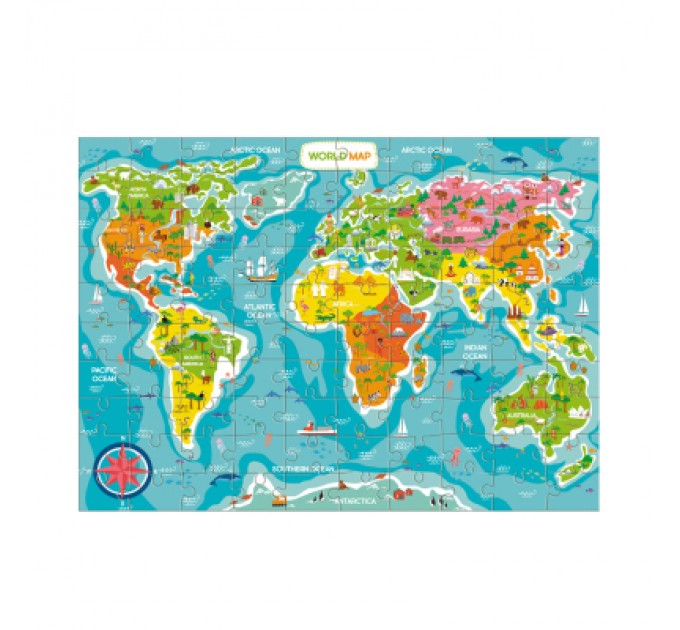 DoDo Пазл DoDo Мапа Світу (300704)