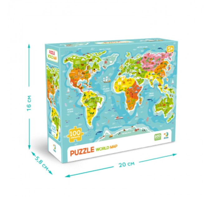 DoDo Пазл DoDo Мапа Світу (300704)