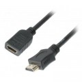 Cablexpert Кабель мультимедійний HDMI male to female 0.5m Cablexpert (CC-HDMI4X-0.5M)