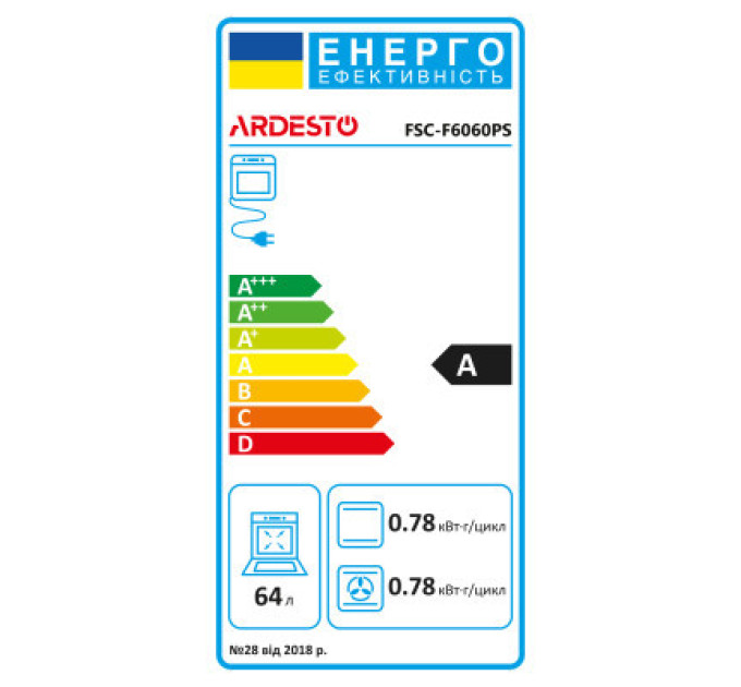 Ardesto Плита Ardesto FSC-F6060PS