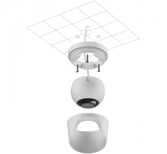 Ajax Камера відеоспостереження Ajax TurretCam HL (5/2.8) white