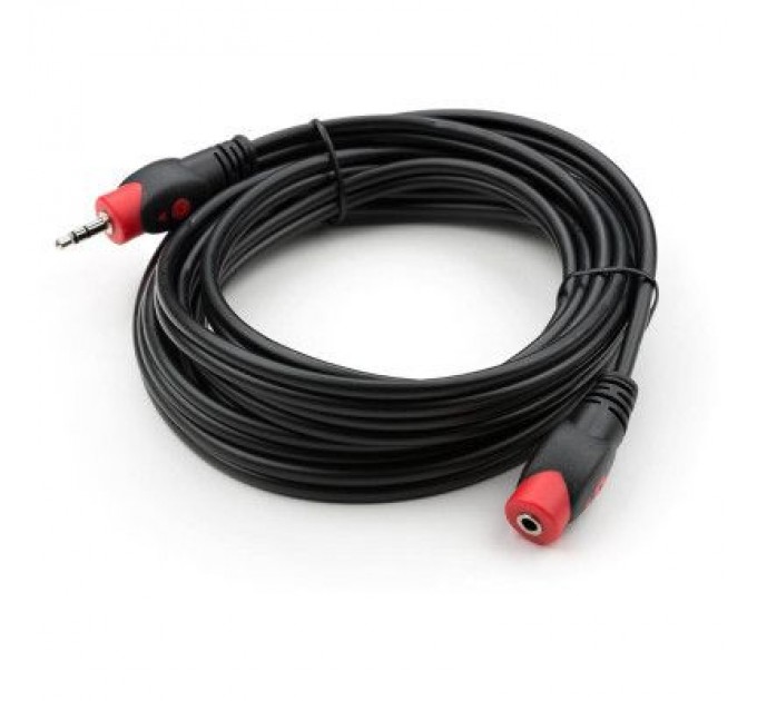 Кабель мультимедійний Jack 3.5mm M/F 3 m Vinga (VCPDCJ35MF3BK)