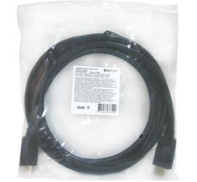 Defender Кабель мультимедійний HDMI to HDMI 2.0m HDMI-07 v1.4 Defender (87352)