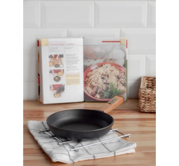 Brizoll Сковорода Brizoll Optima чавунна з ручкою 200х35 мм (O2035-P)