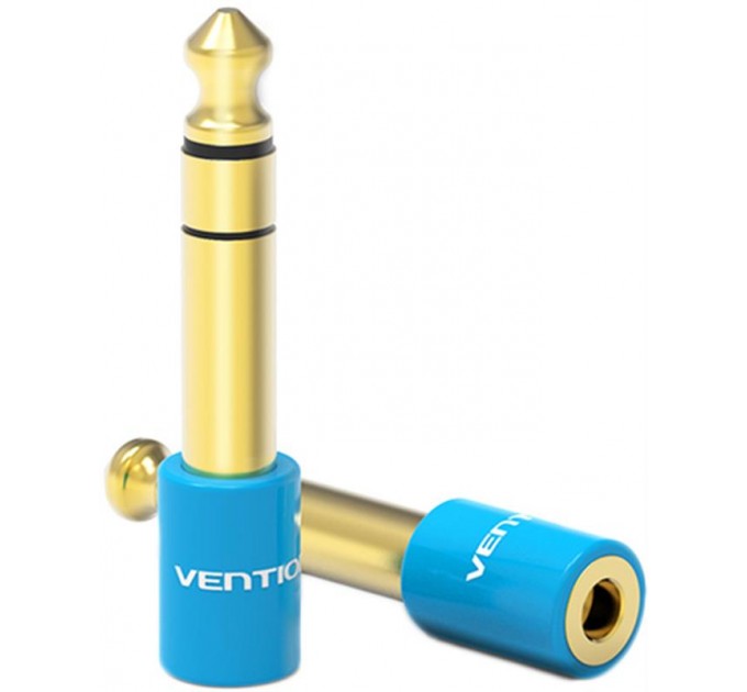 Vention Адаптер Vention Audio 6.35 мм - 3.5 мм (M/F) (VAB-S01-L)