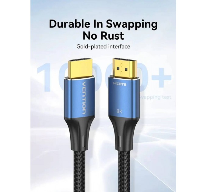 Vention Кабель Vention HDMI - HDMI V 2.1 (M/M), 2 м, Black (ALGLH)