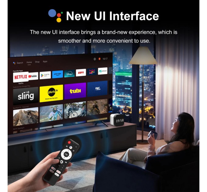 H96 HD медіаплеєр H96 Max H728 4/32 GB