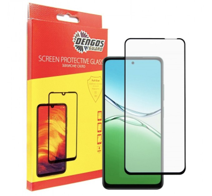 Dengos Скло захисне Dengos Full Glue OPPO A5 4G Black (TGFG-402)
