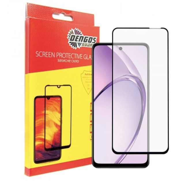 Dengos Скло захисне Dengos Full Glue OPPO A5i Black (TGFG-405)