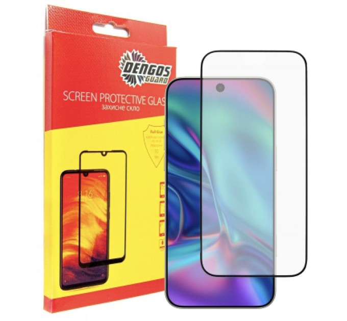 Dengos Скло захисне Dengos Full Glue iPhone 17 Pro Max Black (TGFG-410)