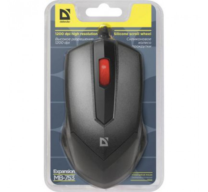 Мишка Defender Expansion MB-753 Black (52753)