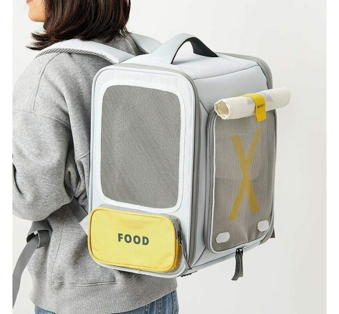 Petkit Рюкзак-переноска X ZONE GREY P7703 PETKIT