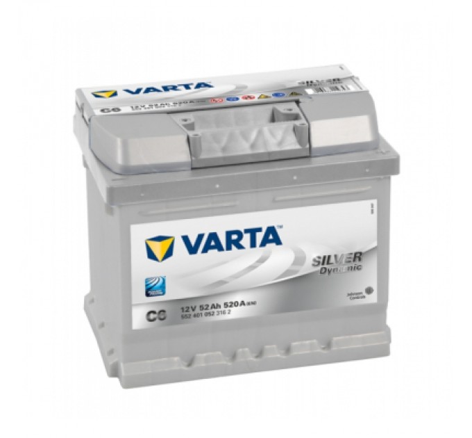 Varta Акумулятор автомобільний Varta Silver Dynamic 52Аh (552401052)