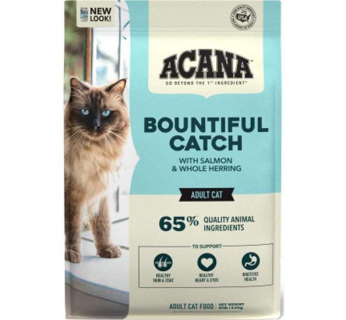 ACANA Сухий корм для кішок ACANA Bountiful Catch 4.5 кг (0064992714444)
