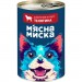 Консерви для собак М'ясна Миска шматочки в соусі з телятиною 415 г (4820255192154)