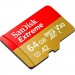 SanDisk Карта пам'яті SanDisk 64GB microSD class 10 UHS-I Extreme For Action Cams and Dro (SDSQXAH-064G-GN6AA)