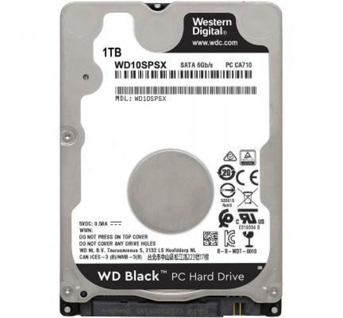 Жорсткий диск для ноутбука 2.5" 1TB WD (WD10SPSX)