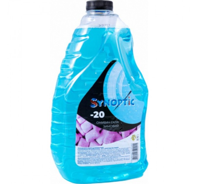 Synoptic Омивач автомобільний Synoptic зимовий Bubble Gum (-20) 4л (4820215592215)